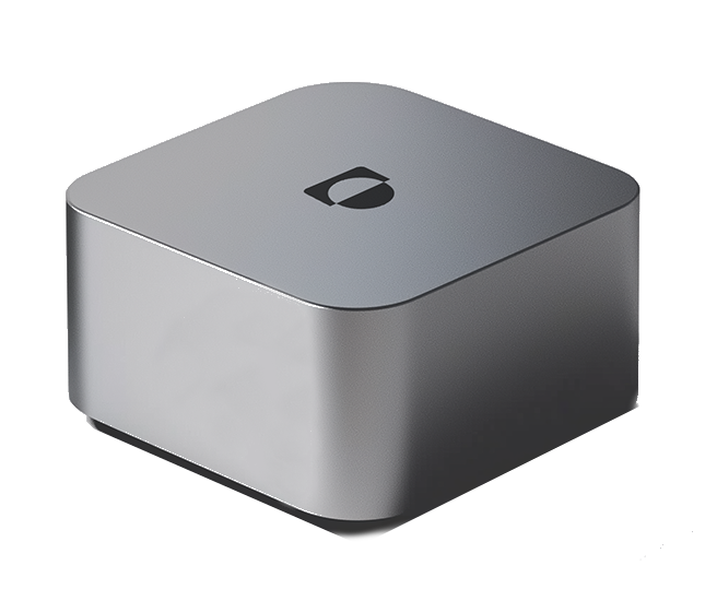 Solar Cube device – front view